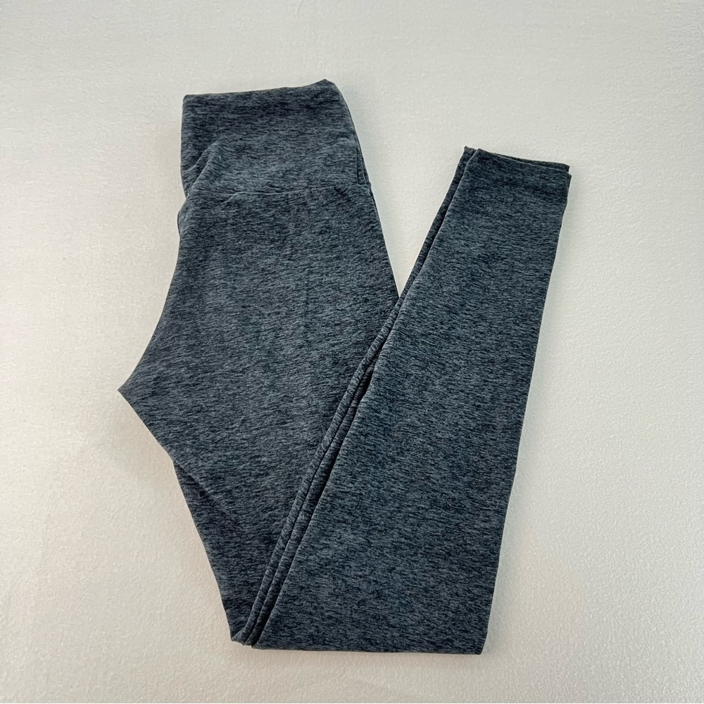 Buttercream Heather Gray Athletic Leggings Women’s Size S
